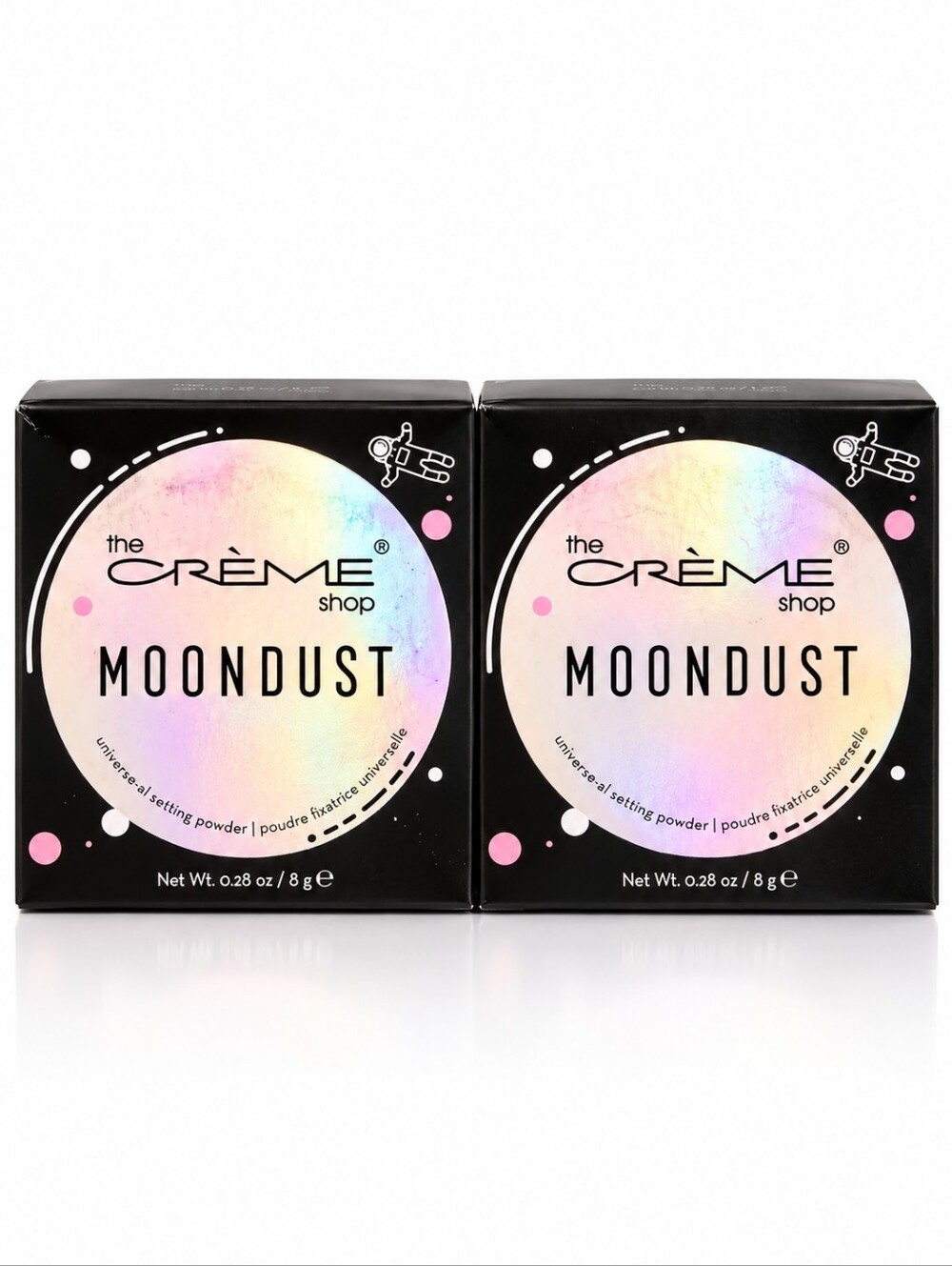2 x Crème Shop Makeup Moondust Universal Setting Powder Translucent Creme Shop
